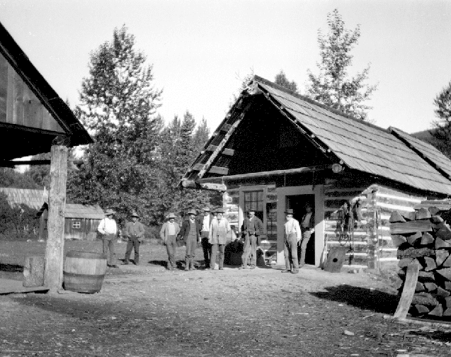 A miners cabin on Keithley Creek